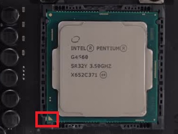 Place the CPU properly