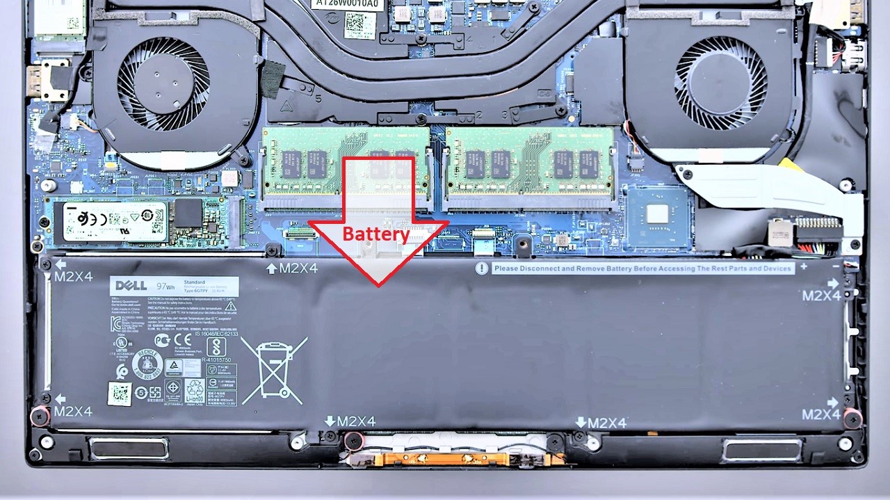 Dell XPS 9570 Laptop Battery