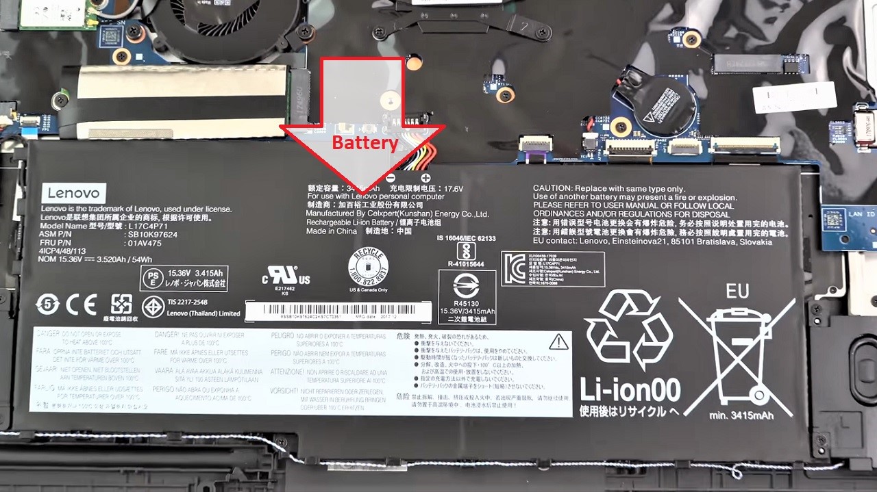 Lenovo ThinkPad X1 Battery