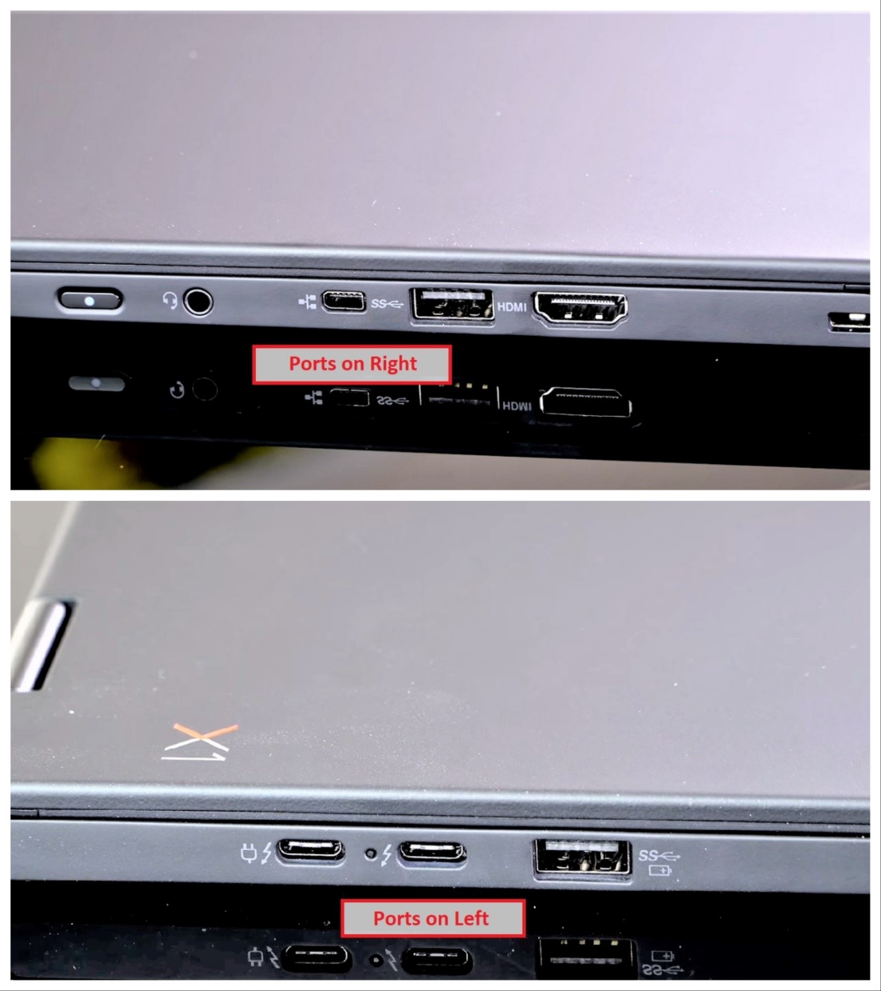 Lenovo ThinkPad X1 Ports