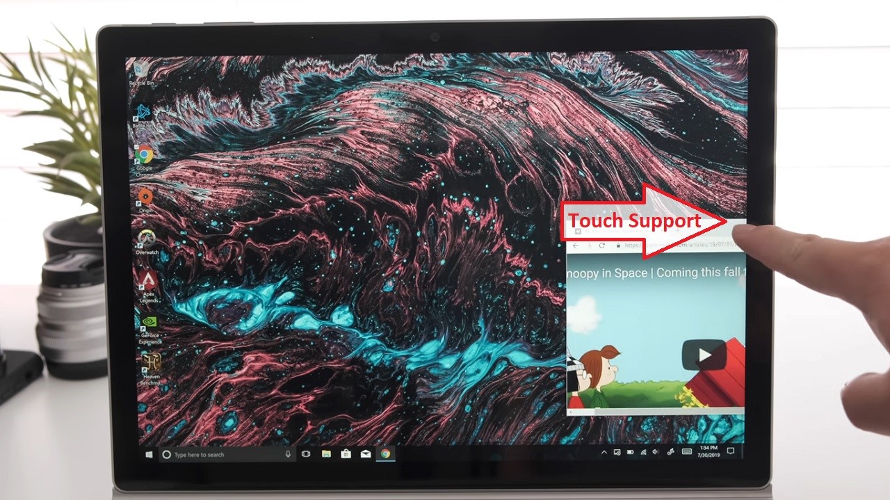 Microsoft Surface Book 2 Laptop Touch Support