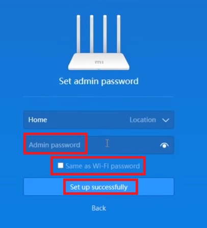 Type in the Admin password in the next window