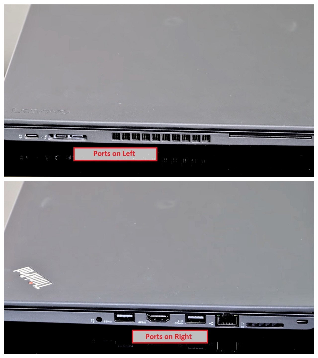 Lenovo Thinkpad T480 Ports