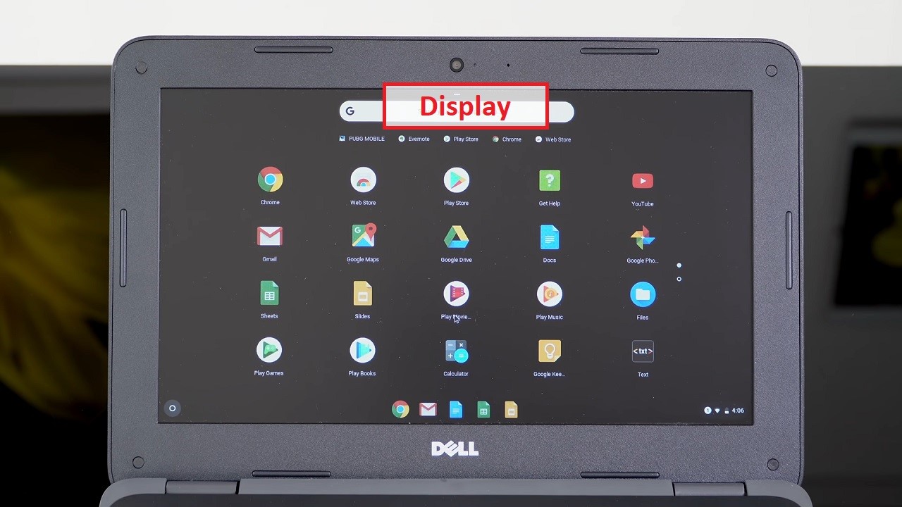 Dell Chromebook 3189 Display