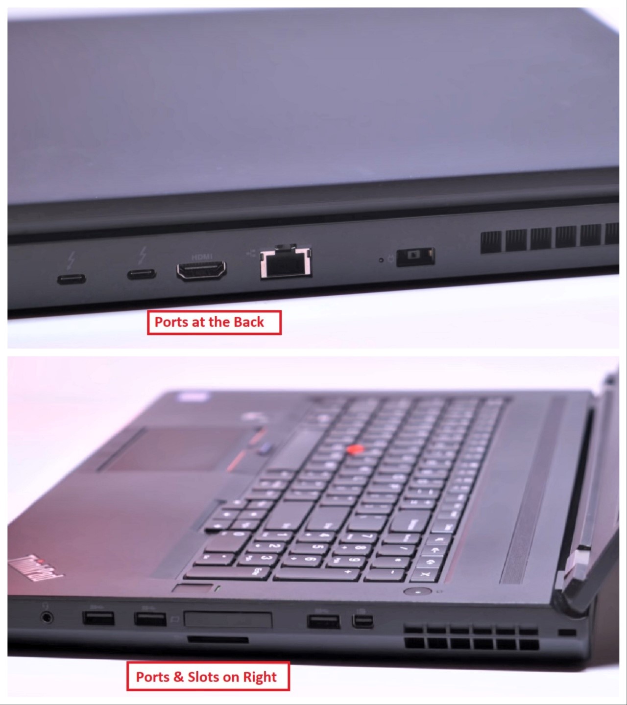 Lenovo Thinkpad P71 Ports
