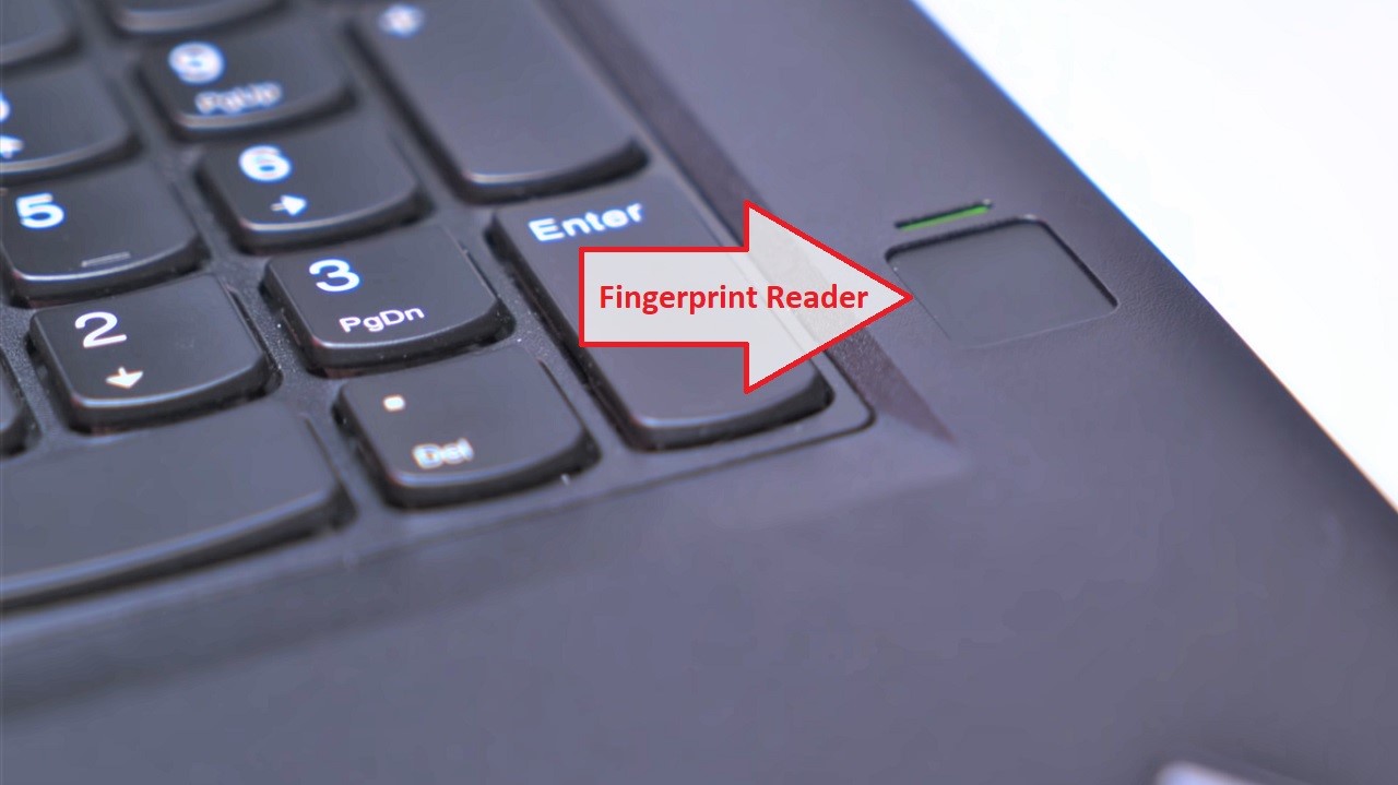 Lenovo Thinkpad P71 Fingerprint Reader
