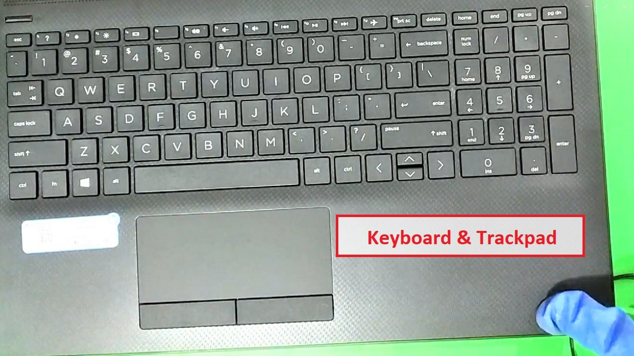 HP 15 BA015WM Laptop Keyboard and Trackpad
