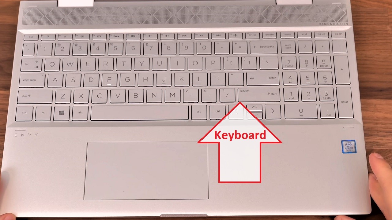 HP Envy x360 Laptop Keyboard