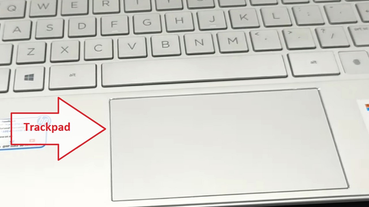 HP Envy x360 Laptop Trackpad