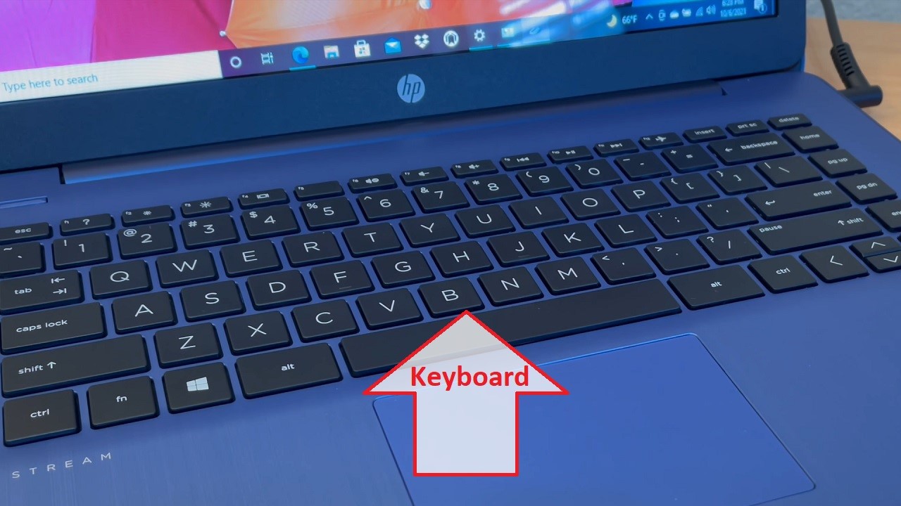 HP Stream 14 Inch Laptop Keyboard