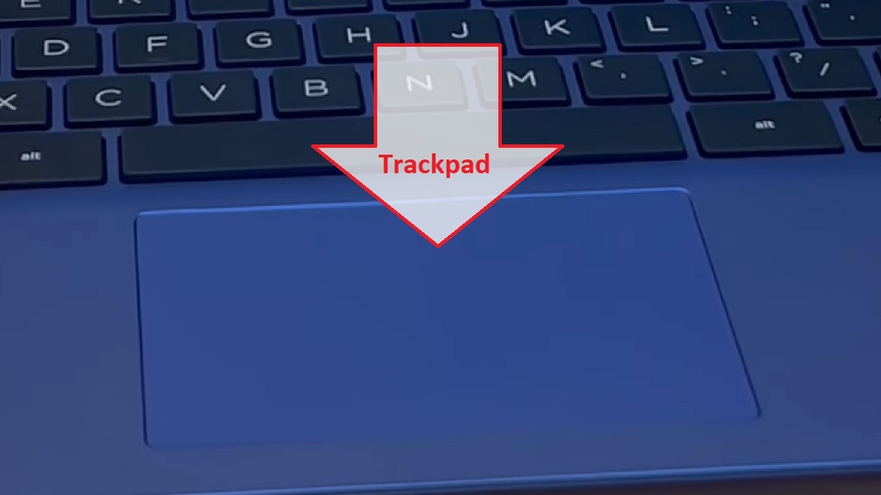 HP Stream 14 Inch Laptop Trackpad