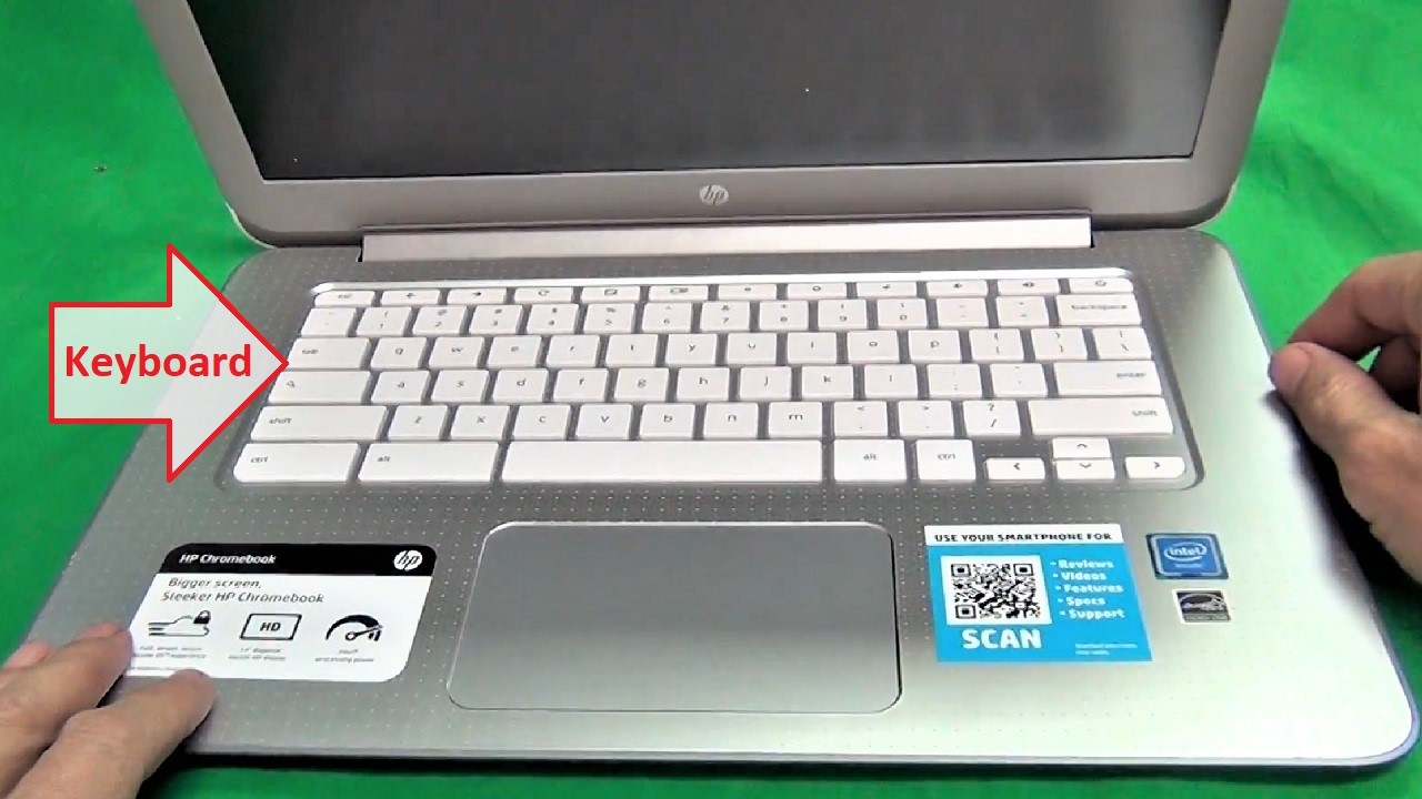 HP Chromebook 14-AK050NR Laptop Keypad