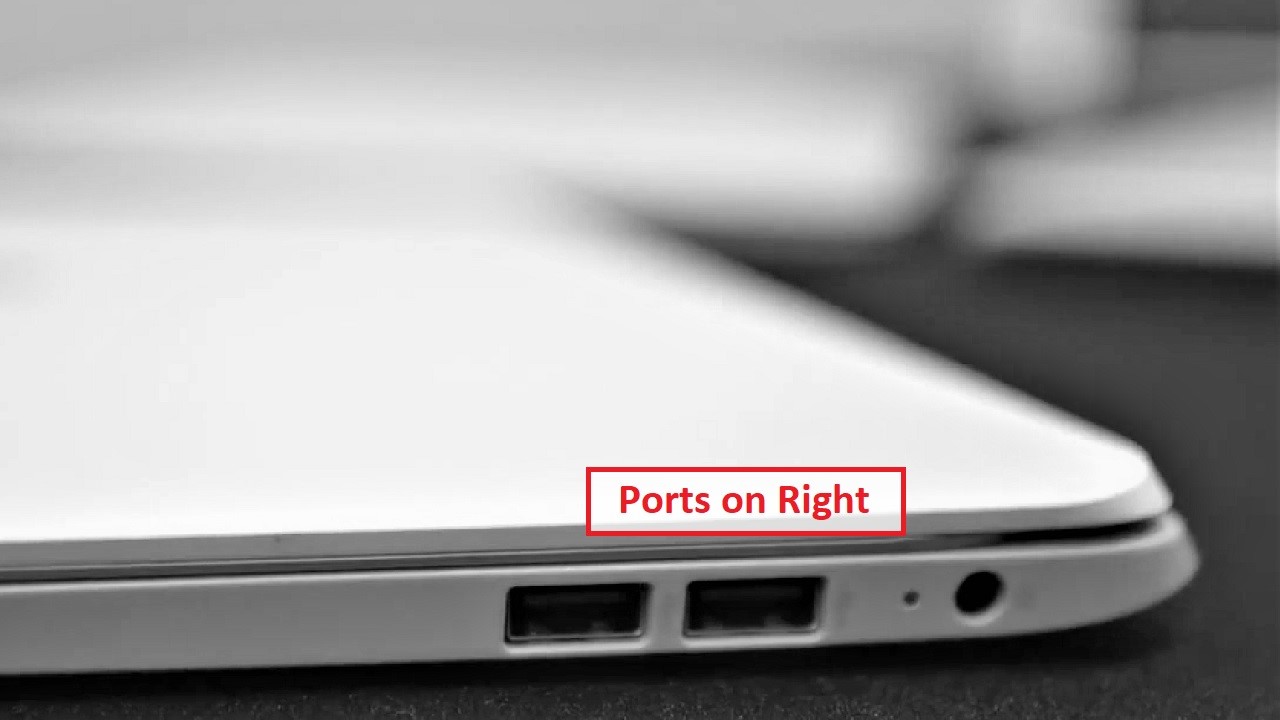 HP Chromebook 14-AK050NR Laptop Right Side Ports
