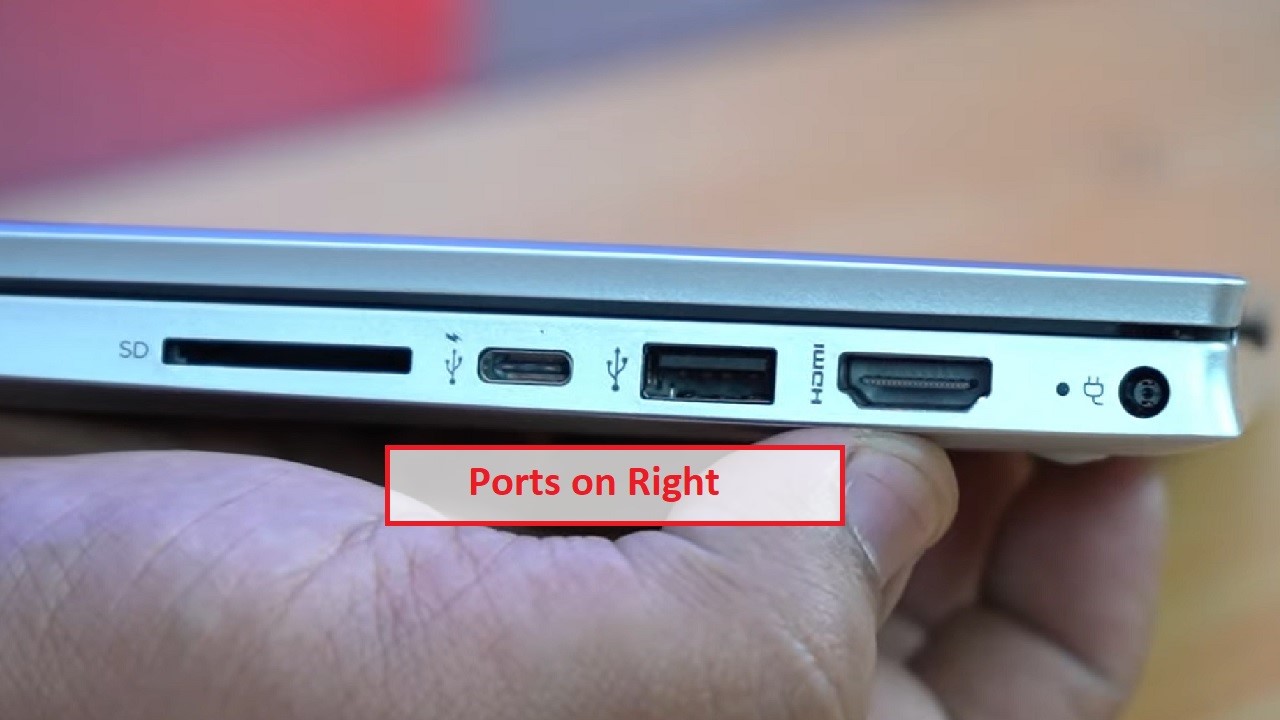 HP Pavilion x360 Right Side Ports