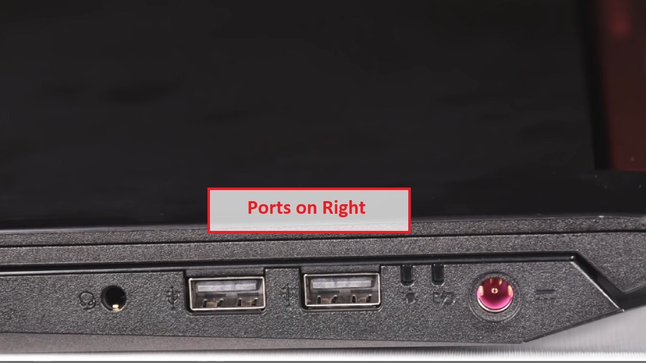 Acer Nitro 5 Right Ports