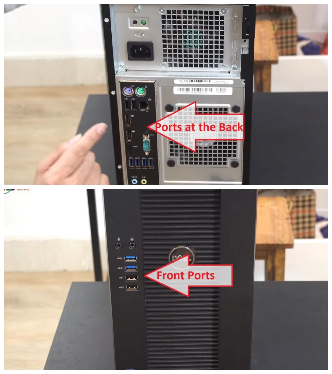 Dell PowerEdge T30 Ports
