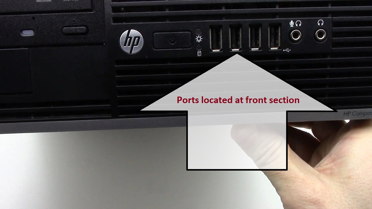 HP Compaq Pro 6300 Front Ports