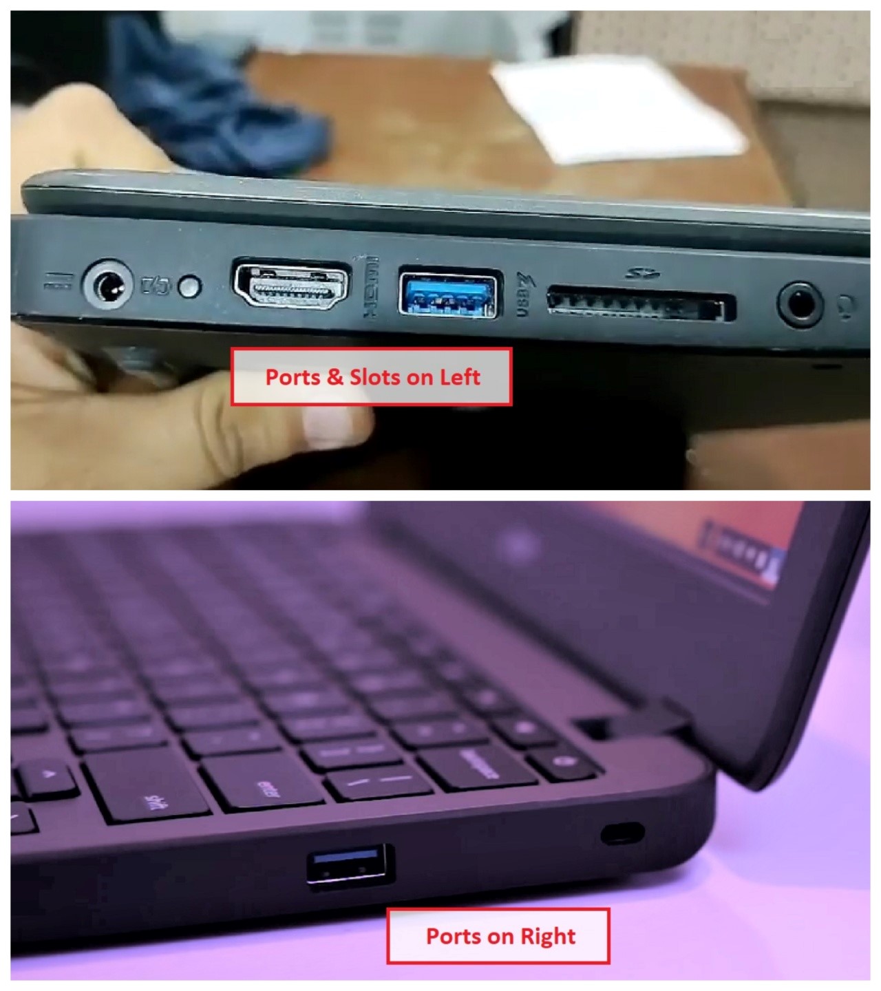 Acer Chromebook 11 N7 C731 Ports