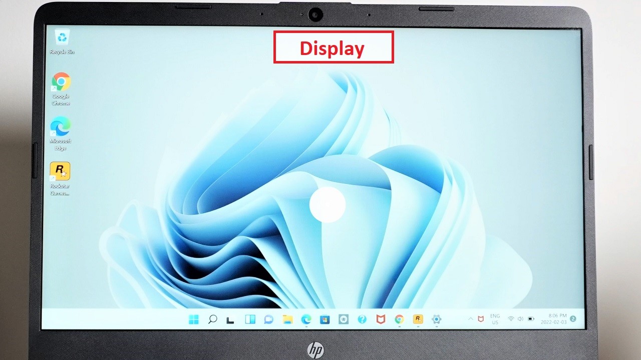 HP 14 CF0014DX Laptop Display