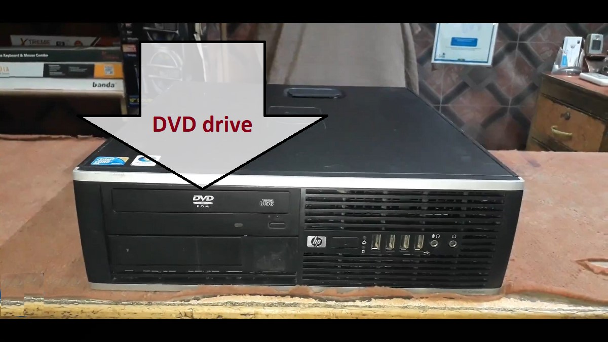 HP Elite 8000 C2D Desktop DVD Drive