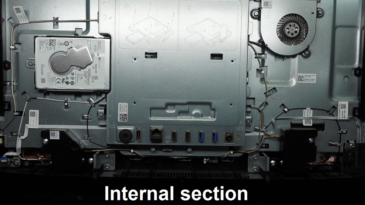 Dell Inspiron 3475 AIO Internal Section