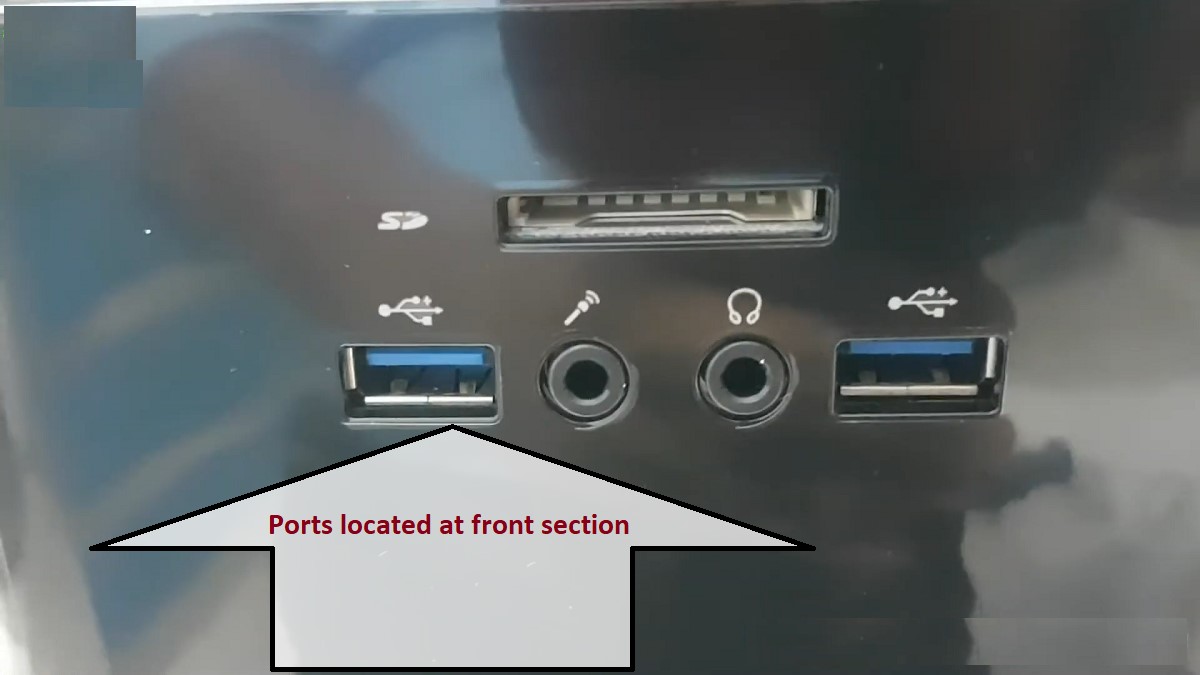 Acer Aspire TC 780 Front Ports