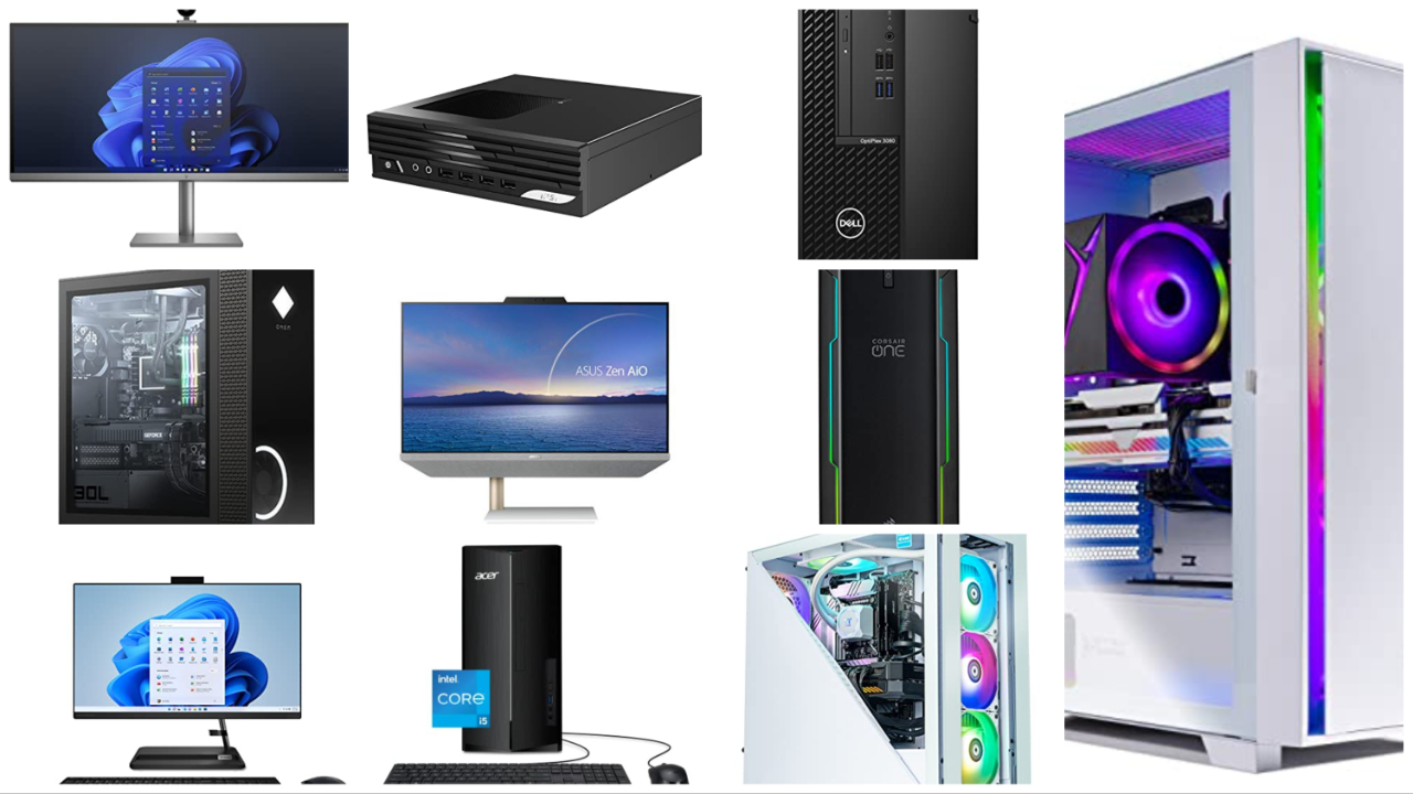 Best Desktop Computers According to Needs
