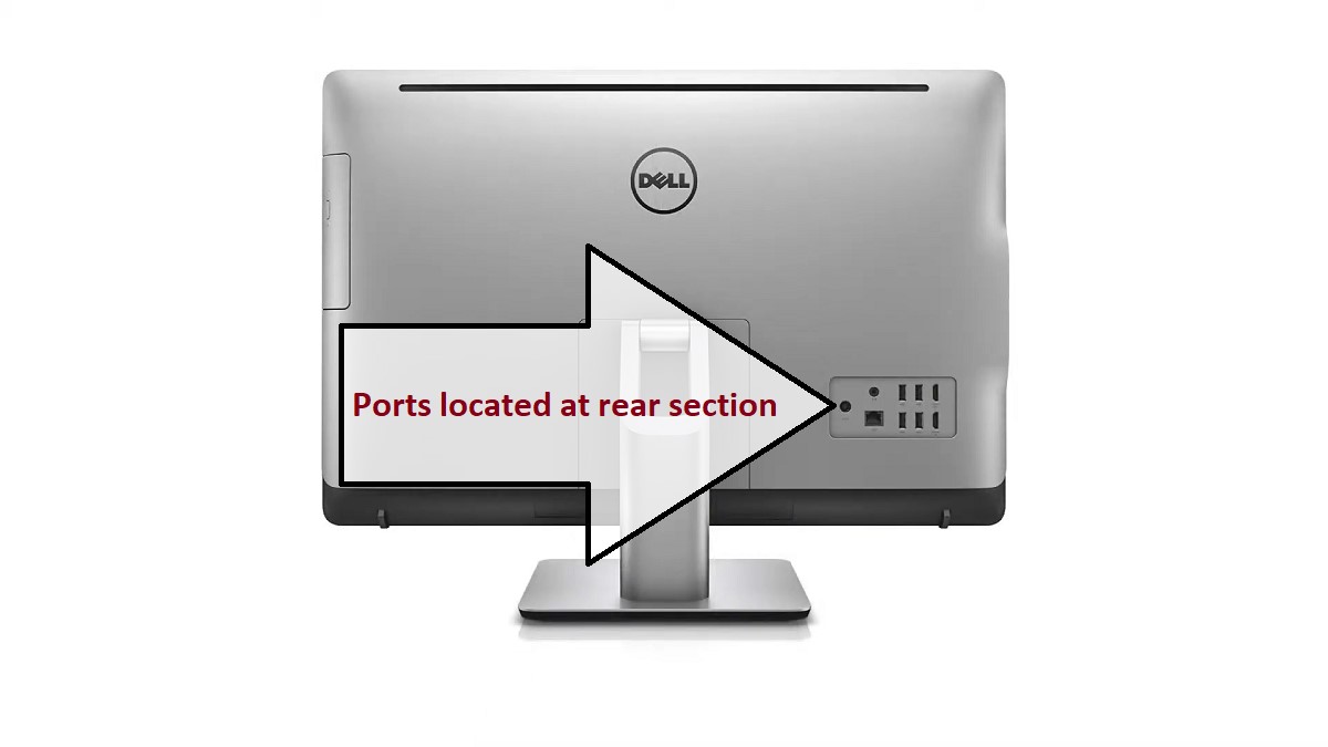 Dell Inspiron 24 5488 AIO Rear Ports