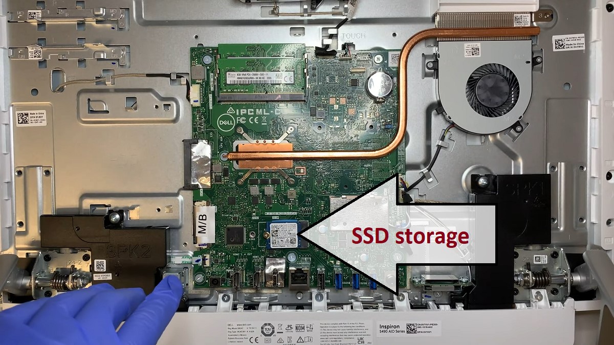 Dell Inspiron 5490 AIO SSD Storage