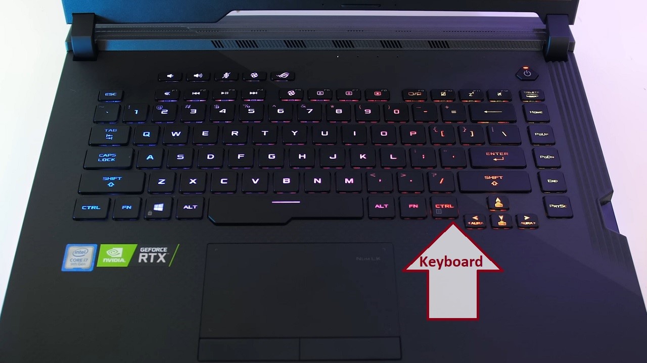 Asus ROG Strix Scar III Keyboard
