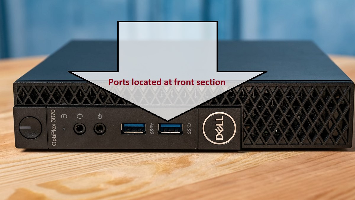 Dell OptiPlex 3070 Desktop Front Ports