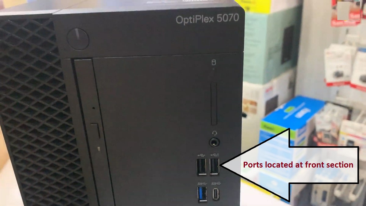 Dell OptiPlex 5070 Front Ports
