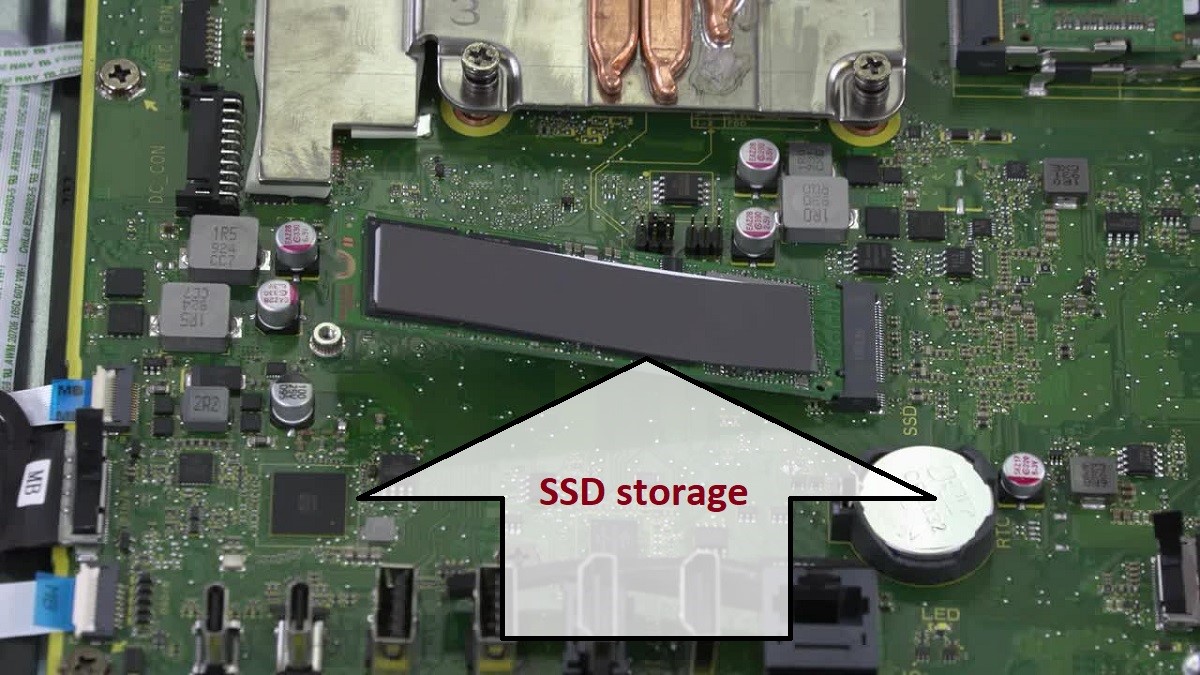 HP Envy 32 AIO SSD Storage