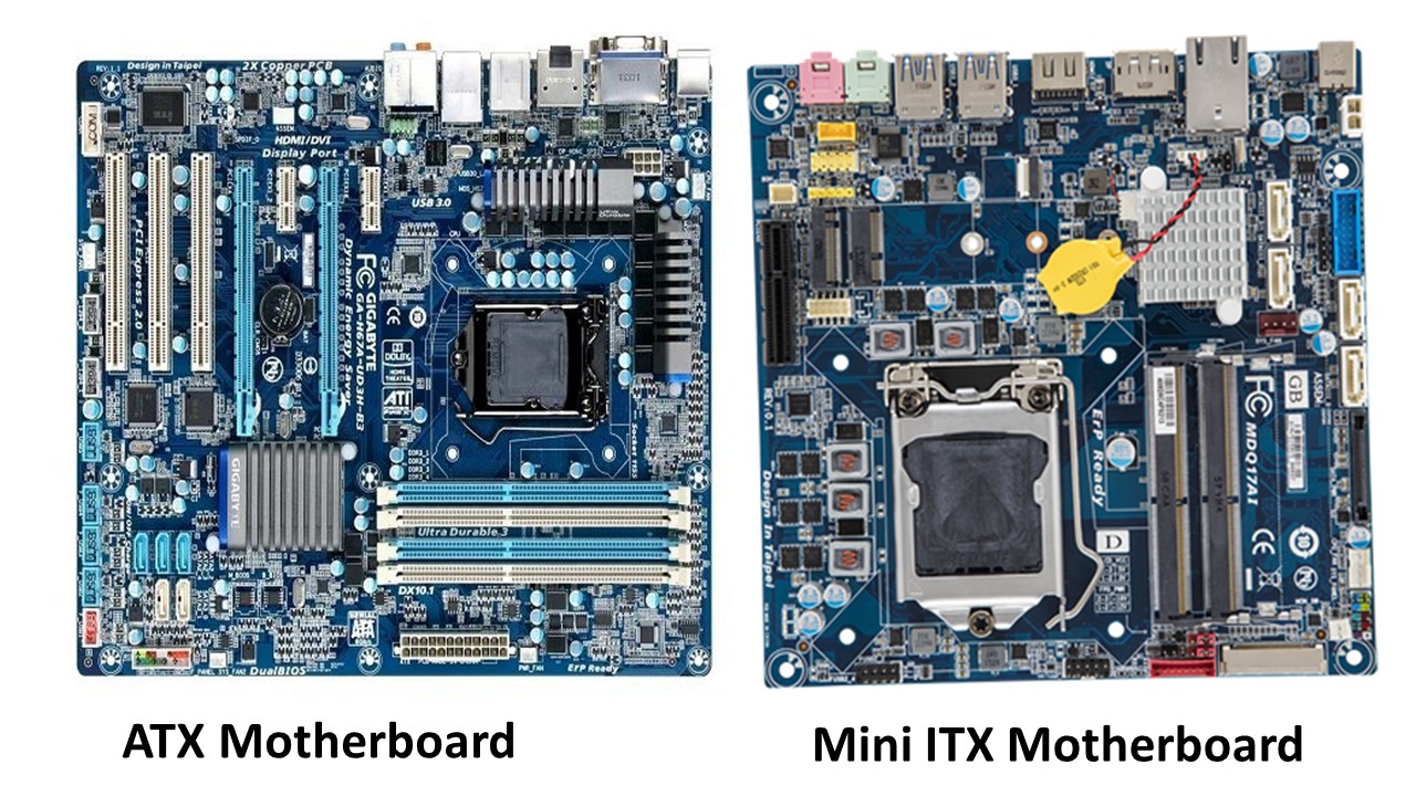 Differences Between ATX and Mini ITX Motherboards