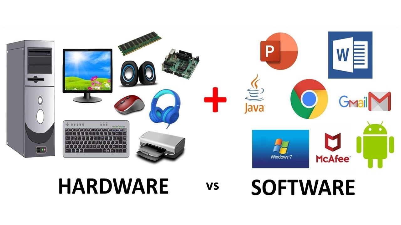 Differences Between Computer Hardware and Software