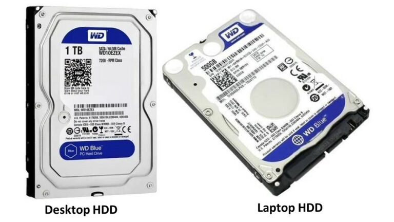 Differences Between Desktop and Laptop HDD