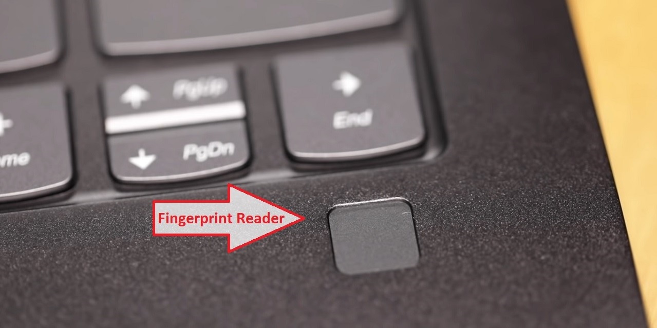 Lenovo Yoga C940 Fingerprint reader