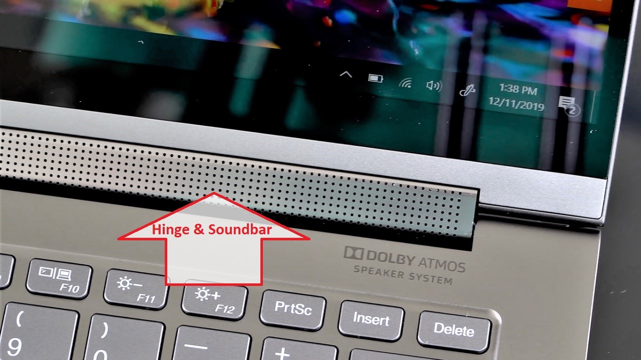 Lenovo Yoga C940 Sound bard