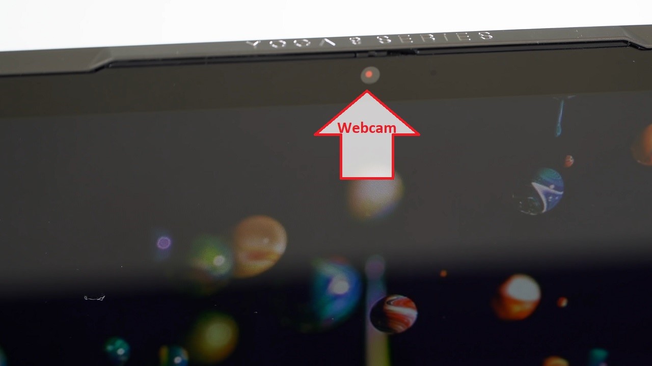 Lenovo Yoga C940 Webcam