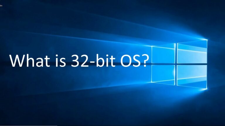 What is 32-bit OS
