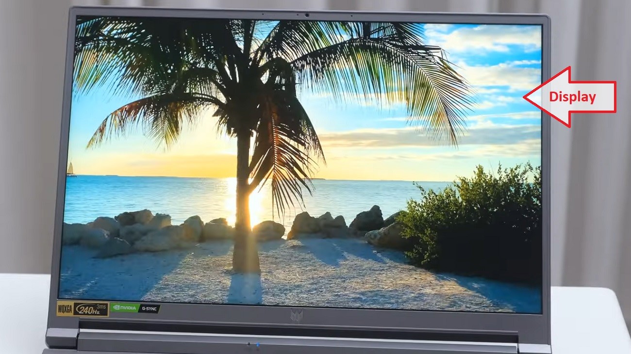 Acer Predator Triton 500 Gaming Laptop Display