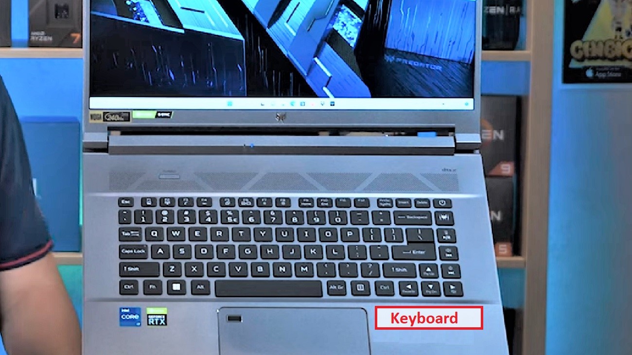 Acer Predator Triton 500 Gaming Laptop Keyboard