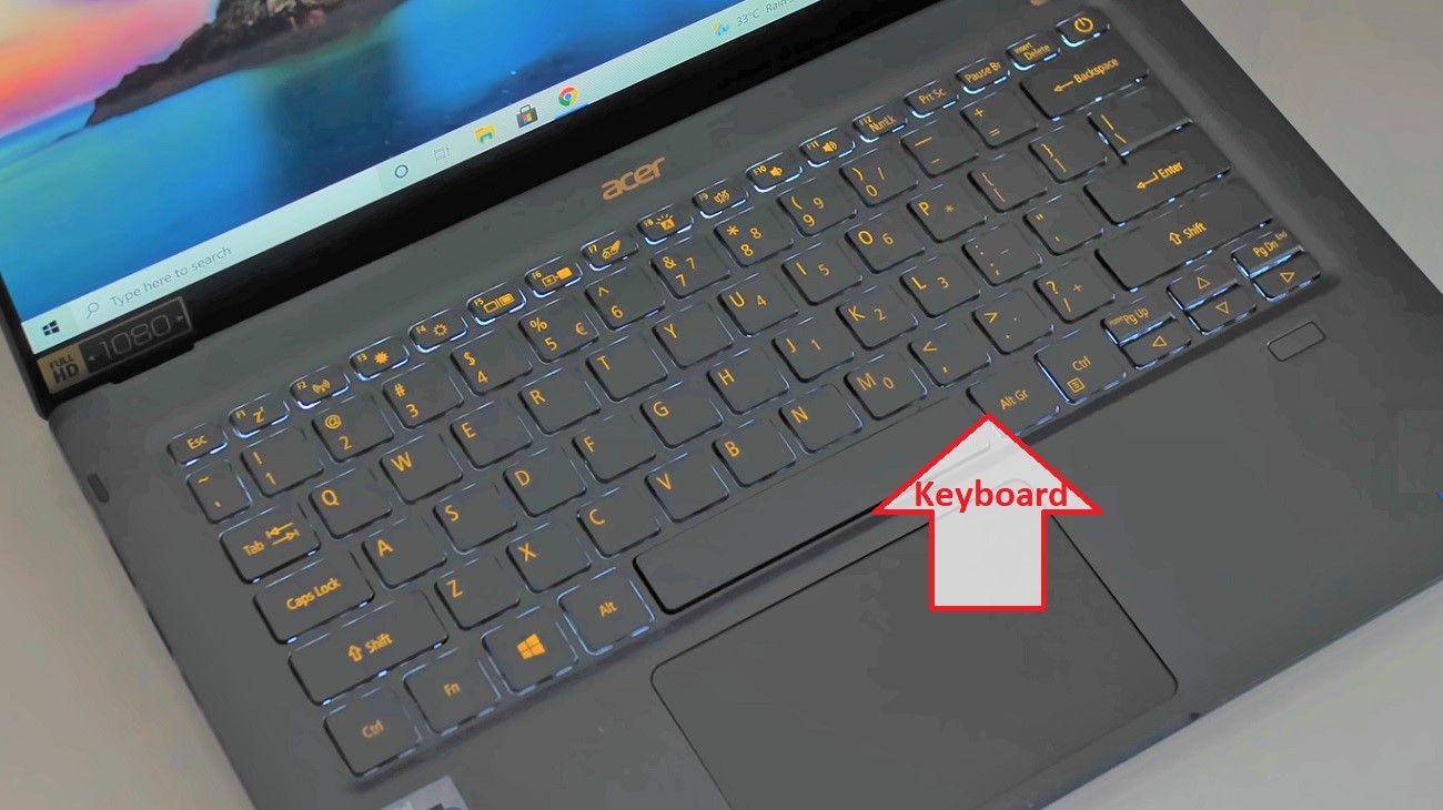 Acer Swift 5 Keyboard