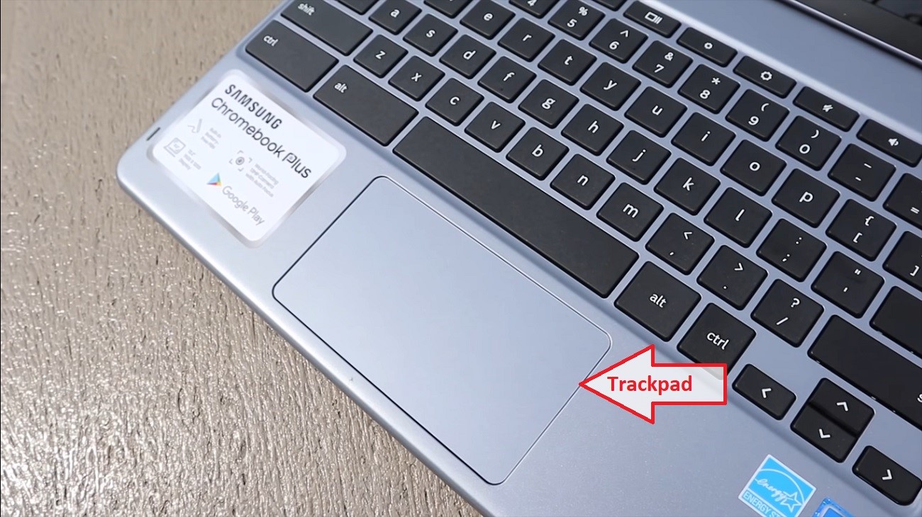 Samsung Plus 2-in-1 Chromebook Trackpad