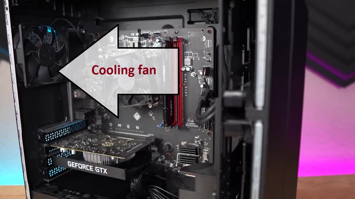 HP OMEN 25L Gaming Desktop Cooling Fan