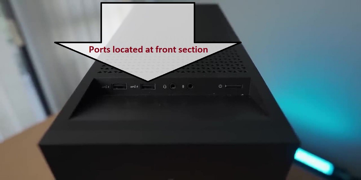 HP OMEN 25L Gaming Desktop Front Ports