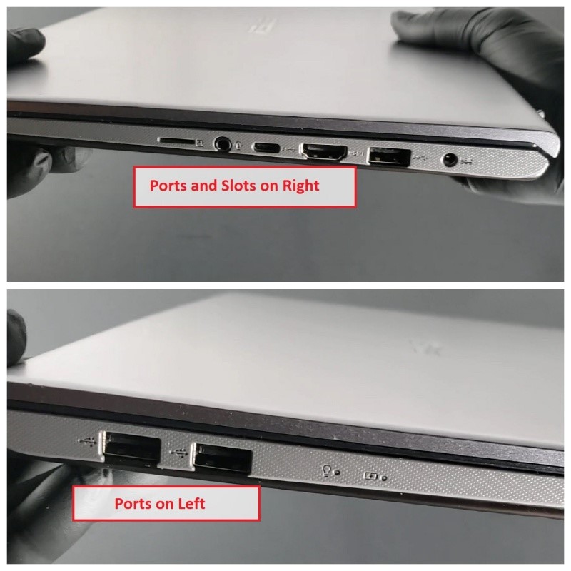 Asus VivoBook F512FA Laptop Ports