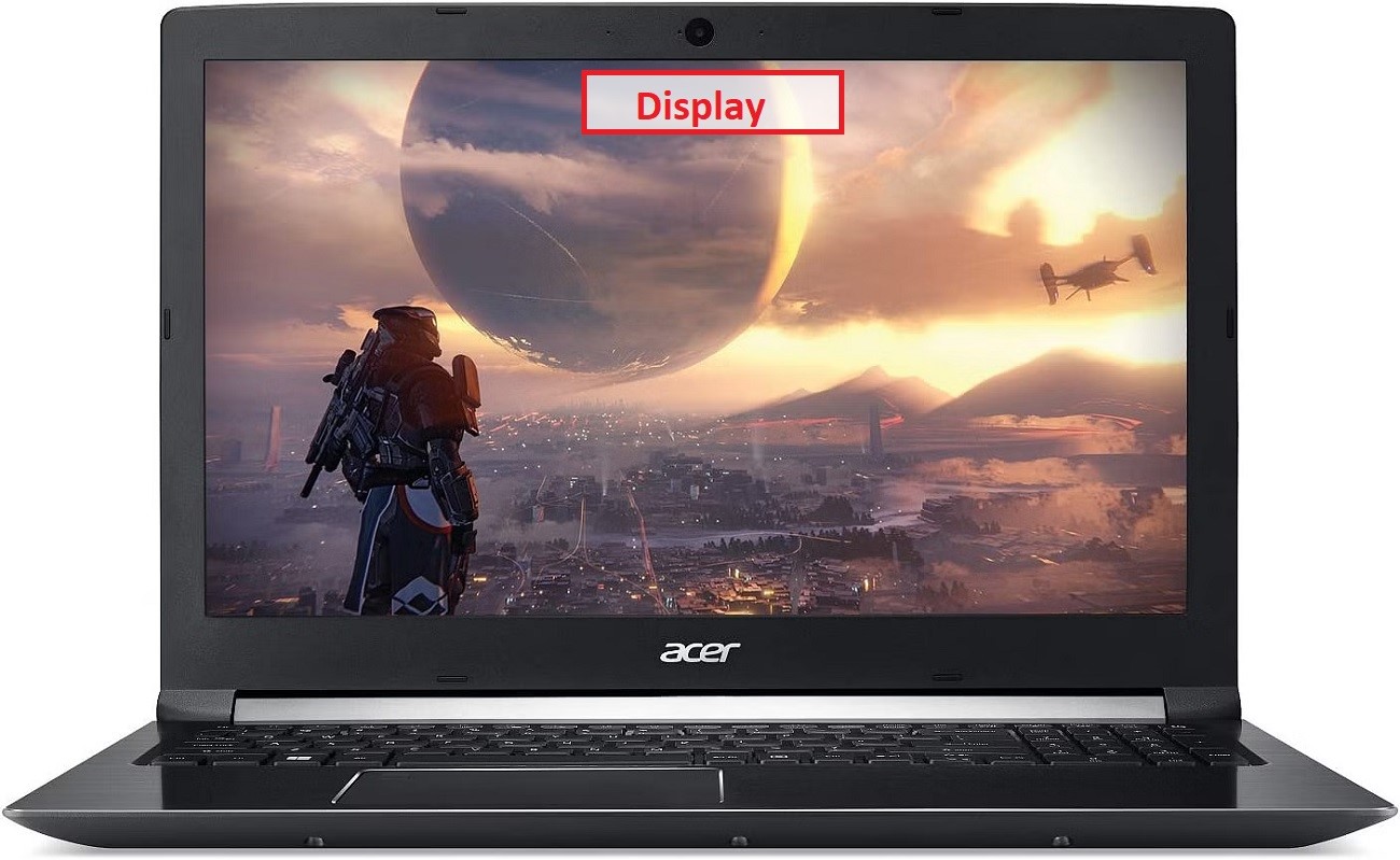 Acer Aspire 7 Laptop Display