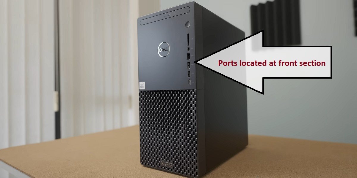 Dell XPS 8940 Desktop Front Ports