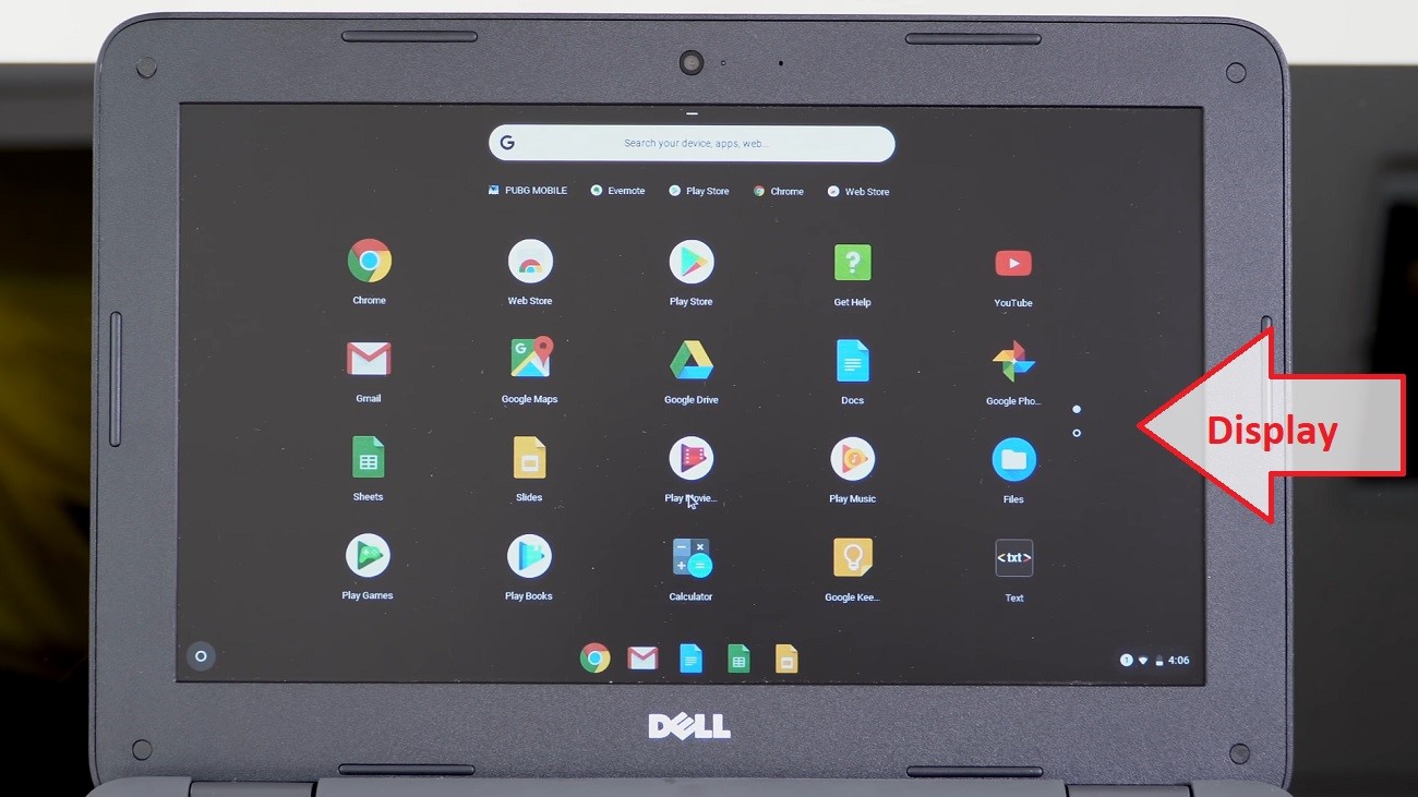 Dell Inspiron C3181 Chromebook Display